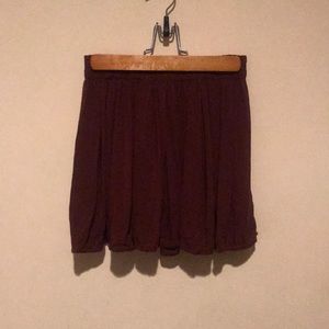 Brandy Melville skater skirt in burgundy